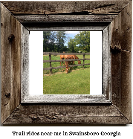 trail rides near me in Swainsboro, Georgia